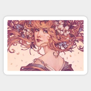 Flora 1 Sticker